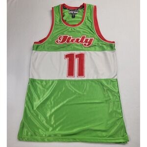 Steve‎ & Barry's Very Rare Athletic Dept. Italy Stitched Basketball Jersey Men M